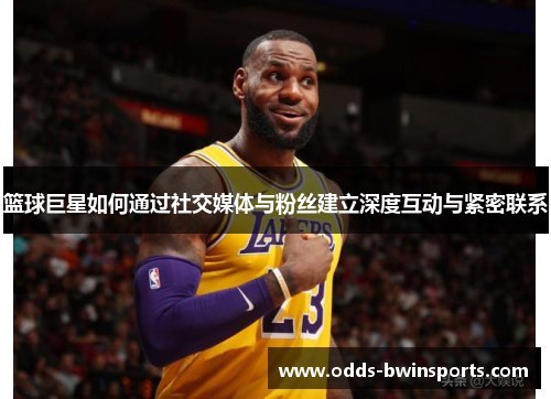 篮球巨星如何通过社交媒体与粉丝建立深度互动与紧密联系